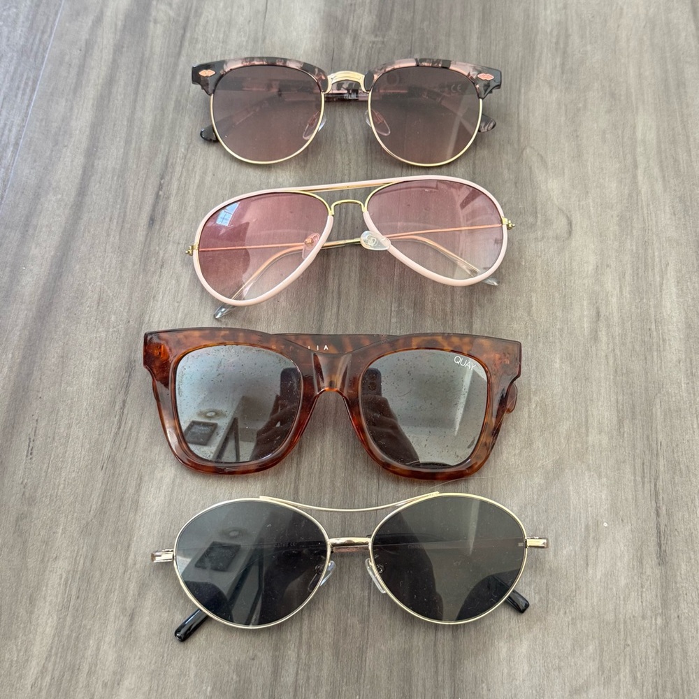 Free People / Quay Sunglasses Collection - Pink, Brown, Black